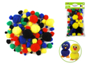 Picture of Pom-Poms Mixed Color and Size (90pc)  
