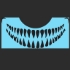 Picture of SOBA Scary Teeth Stencil QEZ62