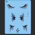 Picture of SOBA Eye Lashes Stencil QEZ16