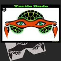 Picture of Turtle Dude Stencil Eyes - 74SE - (8YRS and UP)