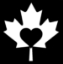 Picture of  Maple Heart - Sparkle Stencil (1pc)