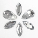 Picture of Jumbo Gems - Clear - From 1.25x2.5cm to 2.5x4.5cm (6 pcs.) (AG-C2)