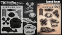 Picture of Tattoo Pro Stencil - Speed Racer (ATPS177)