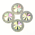 Picture of Double Round Gems - Crystal - 20mm (4 pc.) (SG-DRC)