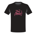 Picture of Face Painter - Apparel Shirt - Pink Glitter - XL