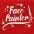 Picture of Face Painter - Medium Length Apron With Pouch - Red