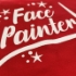 Picture of Face Painter - Medium Length Apron With Pouch - Red