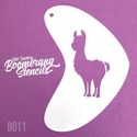 Picture of Art Factory Boomerang Stencil - Llama (B011)