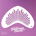 Picture of Art Factory Boomerang Stencil - Sunburst (B019)