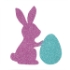 Picture of Easter Bunny with Egg Glitter Tattoo Stencil - HP-95 (5pc pack)