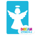 Picture of Angel Glitter Tattoo Stencil - HP-17 (5pc pack)