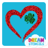 Picture of Heart Shamrock Glitter Tattoo Stencil - HP-46 (5pc pack)