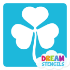 Picture of Three-Leaf Clover (Shamrock) Glitter Tattoo Stencil - HP-52 (5pc pack)