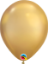 Picture of 7" Qualatex Chrome Gold round balloons - (100/bg)