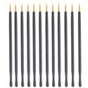 Picture of Small  Eyeliner Brush Set (golden bristles) - 12pc