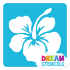 Picture of Hawaiian Hibiscus  Glitter Tattoo Stencil - HP-303 (5pc pack)