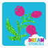 Picture of Tulips with Leaves Glitter Tattoo Stencil - HP-307 (5pc pack)