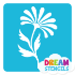 Picture of Daisy with Leaves Glitter Tattoo Stencil - HP-314 (5pc pack)