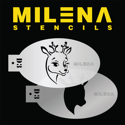 Picture of Milena Stencils - Deer - Stencil Set D3