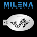 Picture of Milena Stencils - Tribal Dragon - Stencil A2