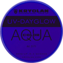 Picture of Kryolan Aquacolor - Cosmetic Grade UV-Dayglow Face Paint - Blue (8 ml)