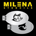 Picture of Milena Stencils - Baby Tiger - Stencil Set D28