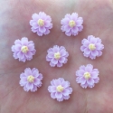 Picture of Light Purple Flower Gems - 13mm (8 pc.) (FG-LPurple) 