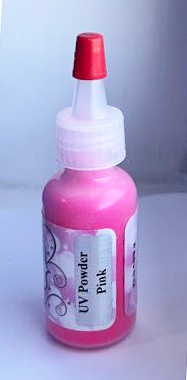 Picture of ABA Matte Fine Glitter - UV Powder Pink (15ml) 