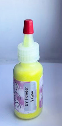 Picture of ABA Matte Fine Glitter - UV Powder Yellow (15ml)