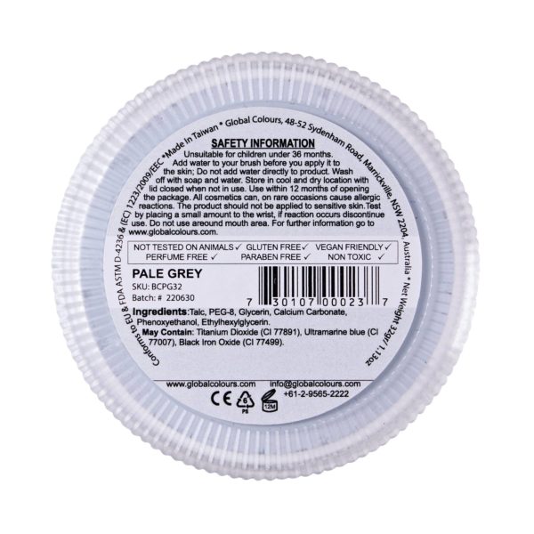 Picture of Global Blending Face Paint -  Pale Grey - 32g