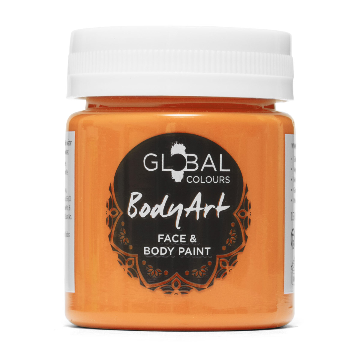 Picture of Global  UV Face & BodyArt Liquid Paint - Neon Orange 45ml  