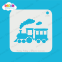 Picture of Steam Train with Carriage - Dream Stencil - 368