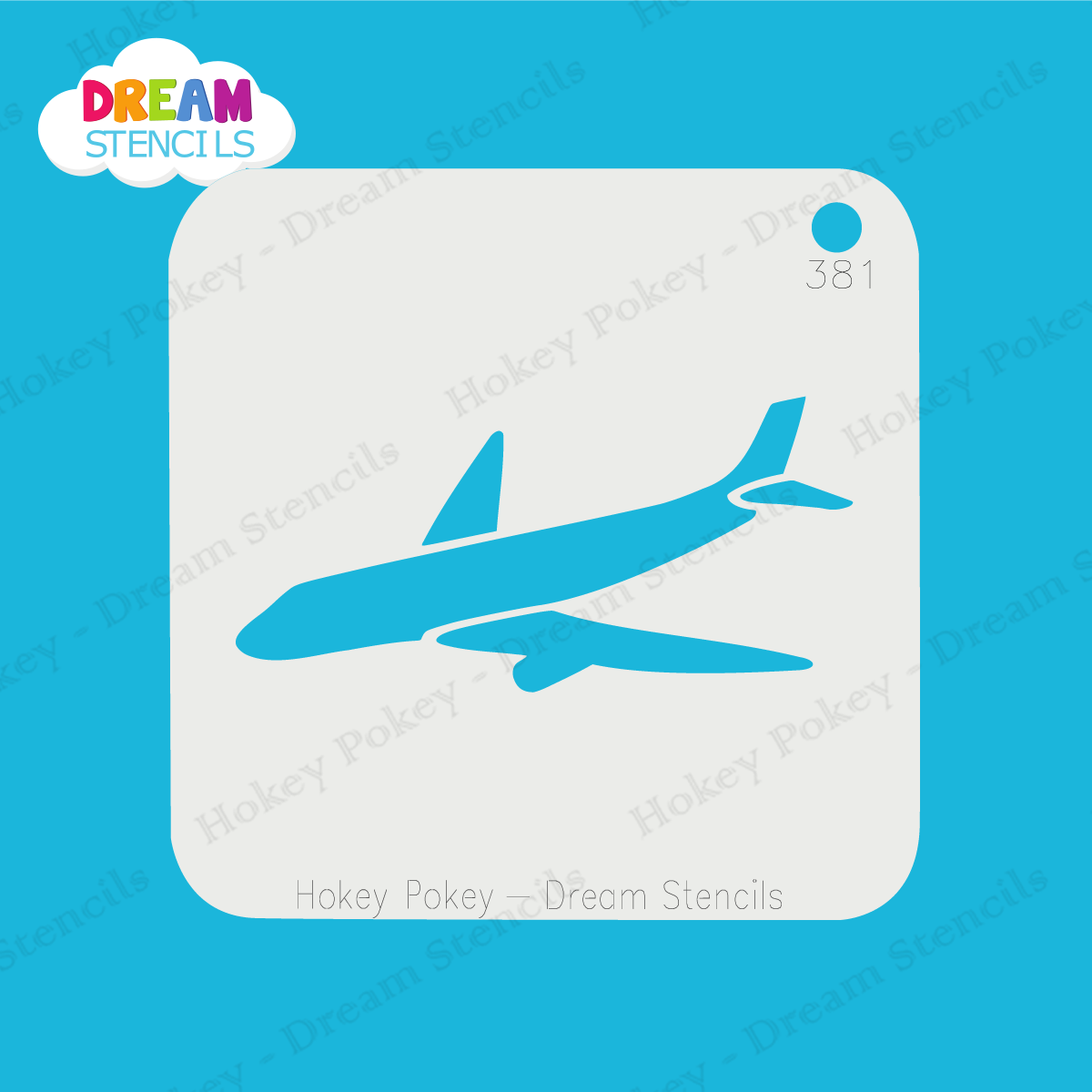 Picture of Airplane 1 - Dream Stencil - 381