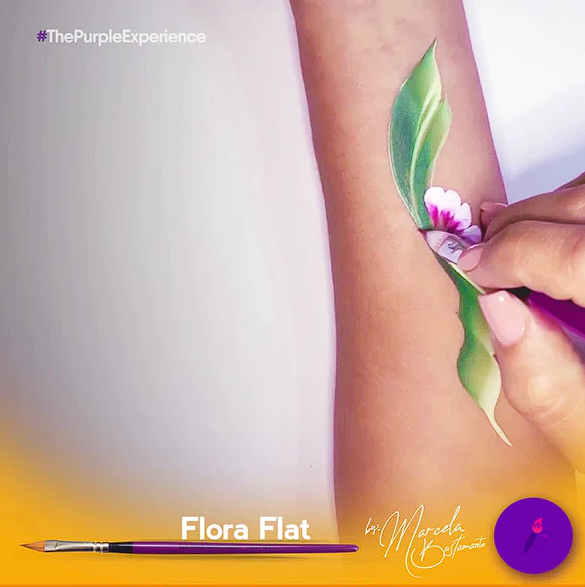 Picture of Blazin Brush by Marcela Bustamante - Flora Flat #6