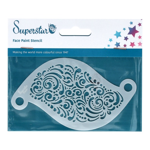 Picture of Superstar Face Paint Stencil - Curly Wurly 77009