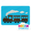 Picture of Choo Choo Train Glitter Tattoo Stencil - HP-377 (5pc pack)