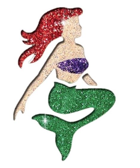 Picture of Mermaid - Sparkle Stencil (1pc)