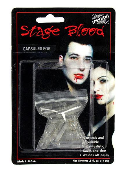 Picture of Mehron Capsules for Stage Blood (Empty)