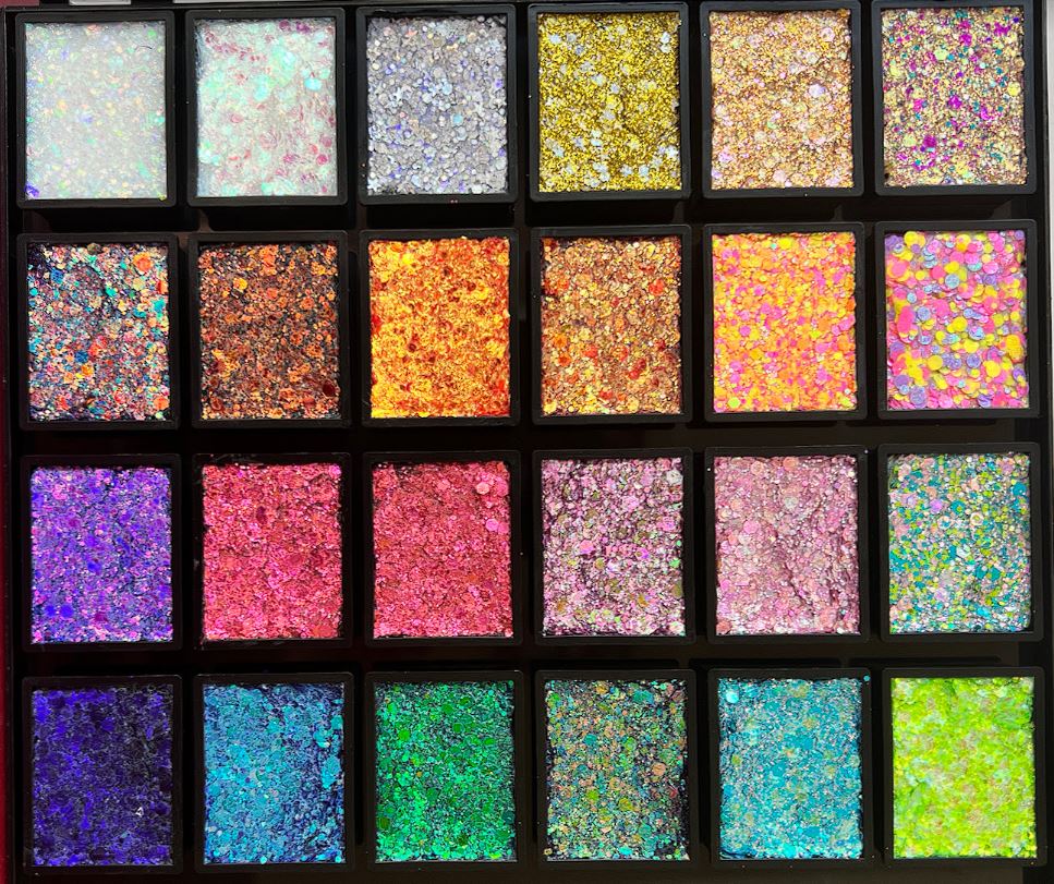 Picture of Fusion - Magic Sparkles Colour Shifting Glitter Cream Palette UV (192G)
