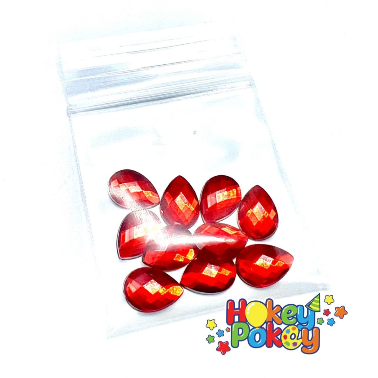 Picture of Teardrop Gems - Red - 10x13mm (10 pc.) (SG-TS4)