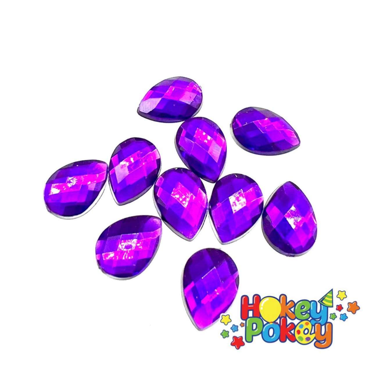 Picture of Teardrop Gems - Purple - 10x13mm (10 pc.) (SG-TS5) 