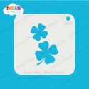 Picture of Two Lucky Four-Leaf Clovers  - Dream Stencil - 265