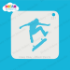 Picture of Skateboarder - Dream Stencil - 331