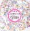 Picture of ABA Chunky Dry Glitter Blend - Holo White - 1oz Bag (Loose Glitter)
