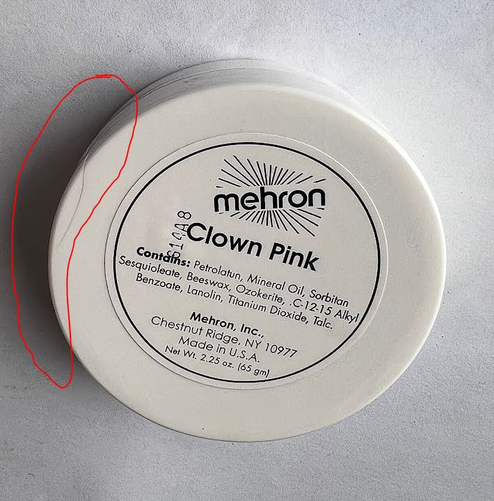 Picture of Mehron Clown Pink (2.25 oz) - *Issue