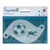 Picture of Superstar Face Paint Stencil - Soccer 77060