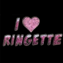 Picture of I Heart Ringette - Sparkle Stencil (1pc)