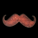 Picture of Moustache - Sparkle Stencil (1pc)
