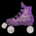 Picture of Roller Skates - Sparkle Stencil (1pc)