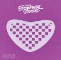 Picture of Art Factory Boomerang Stencil - Checkerboard (B050)